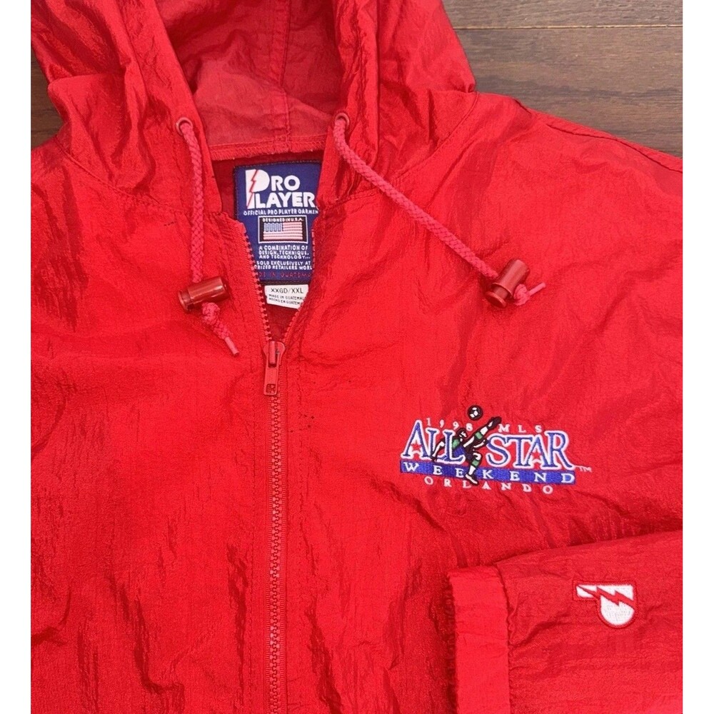 Vtg 90s MLS World Cup All Star Weekend Pullover Jacket Mens XXL Team USA Vintage